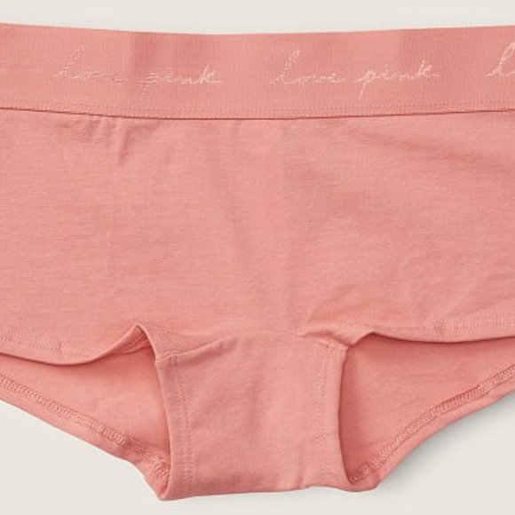 VS PINK XXL Logo Shortie French Rose NWT - Picture 3 of 6